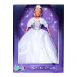Simba Toys Steffi hófehér báliruhában