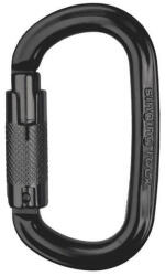 Singing Rock Ozone Twist Lock Black karabiner fekete
