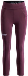 Swix Pace High Waist Cropped Tights Plum Női leggings L