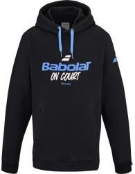 Babolat Exercise Hood Sweat Jr Black Gyerek-melegítőfelső 6 - 8 év