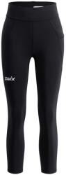 Swix Pace High Waist Cropped Tights Black Női leggings L