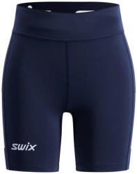 Swix Pace High Waist Half Tights Dark Navy Női rövidnadrág XL