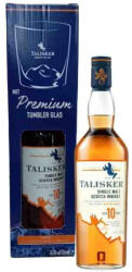 TALISKER 10 éves whisky 0, 7l 45, 8% +pohár DD DRS