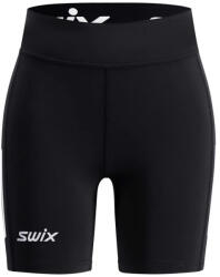 Swix Pace High Waist Half Tights Black Női rövidnadrág XS