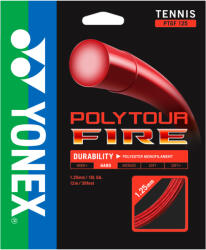 Yonex Poly Tour Fire Red (12 m) Teniszütő húrozása 1, 20 mm