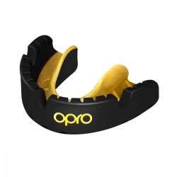Opro GOLD BRACES Black/Gold Senior Fogvédő