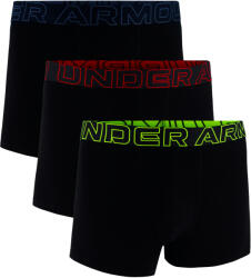 Under Armour Perf Cotton 3in 3Pack Black Férfiboxeralsó S
