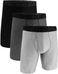 Under Armour Perf Tech Solid 9in 3Pack Steel Heather Férfiboxeralsó S