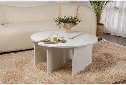 AGK Dohányzóasztal moira - natural fehér (241NRD1405)