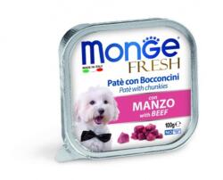 Monge Dog Fresh paté húsdarabokkal - marha 100 g (149316)