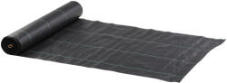 Outsunny Mulcsfólia 1300g/m2, Légáteresztő és UV-szűrős polipropilén, 50x2 m, Fekete