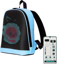 Leziter Pixen ledes okos hátizsák (P4-Blue) - pepita