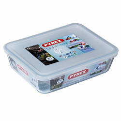 Pyrex Cook& Freeze sütőtál műanyag tetővel 22x17 cm 1.5 l (242P000/7046)