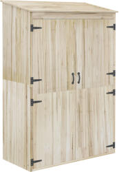 Outsunny kerti tároló fa - kétajtós szerszámos szekrény