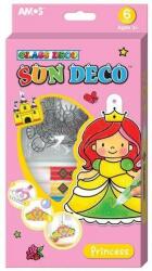 DECO AMOS - Hercegnős Üvegfestő Készlet - 6 db (21278)