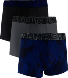 Under Armour Perf Tech Nov 3in 3Pack Blue Férfiboxeralsó 4XL