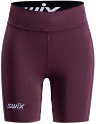 Swix Pace High Waist Half Tights Plum Női rövidnadrág L