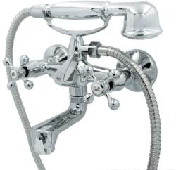 Gamma Retro Kádtöltő Csaptelep Zuhanyfejjel - Króm (BROW-CH)