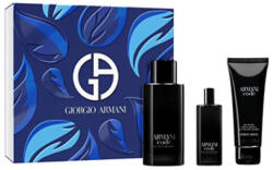 Giorgio Armani - Code (eau de toilette) (2022) szett II. 125 ml eau de toilette + 15 ml eau de toilette + 75 ml tusfürdő