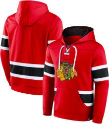 Fanatics Mens Iconic NHL Exclusive Pullover Hoodie Chicago Blackhawks Férfi-melegítőfelső XXL