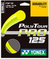 Yonex PolyTour Pro Yellow 12m Teniszütő húrozása 1, 25 mm