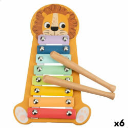 Xilofon Woomax Oroszlán Fa 16 x 2, 5 x 26 cm (6 egység)