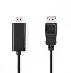 Nedis DisplayPort 1.2/1.2a HDMI Átalakító Fekete 1m CCGL37100BK10 (CCGL37100BK10)