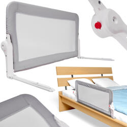  Biztonsági Kapu Korlát Ágyvédő 120 cm Szürke