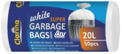 Clarina Saci menaj HDPE, 20L, 50 buc/rola, negru, Clarina CLA-5081
