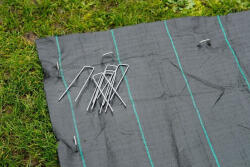 Nature Talajtakaró rögzítő kampó 200 x 120 x 4 mm, 10db (Nature)