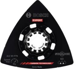Bosch EXPERT AVZ 90 RT6 placa slefuire triunghi pentru unealta multifunctionala oscilanta 90 mm (2608902064) Disc de taiere