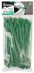 Bradas zöld Gyorskötöző Árnyékoló hálóhoz UV álló 16 cm 100 db