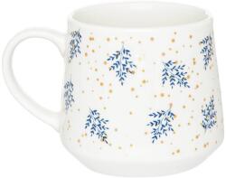 Ambition Galactic Porcelán Bögre - Kék Gallyak és Arany Pöttyök - 460 ml (5904134673091)