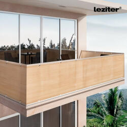 Leziter Erkély árnyékoló, belátásgátló 7 m bézs