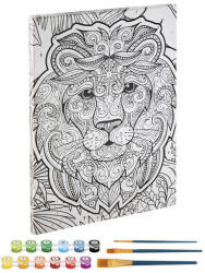 Grafix - Számok Szerinti Festés - Lángoló Oroszlán - 30x40 cm (CA150056)