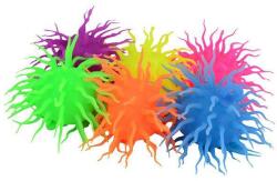  Szőrös Világító Gumilabda - 12 cm (94154)