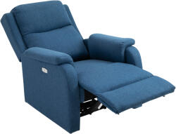 Homcom elektromos relax fotel - dönthető, USB-vel és lábtartóval