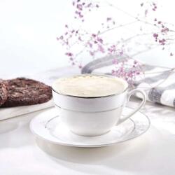 Ambition Aura - Porcelán Csészealj - Ezüst - 12, 5 cm (5904134230782)