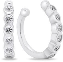 Brilio Silver Cercei trendy din argint cu zirconi pur EA695W