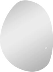 Homcom LED Fürdőszobai Tükör Okos Érintőkapcsolóval és Állítható Fényerősséggel, 80x5x60 cm, Ezüst