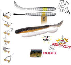 LEFTAIL WORM 3.4" 8.6cm Dragonfly