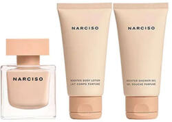 Narciso Rodriguez - Poudrée szett IV. 50 ml eau de parfum + 50 ml testápoló + 50 ml tusfürdő