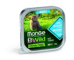 Monge BWild Grain Free Paté Terrine Adult - szardella zöldségekkel 100 g (149289)