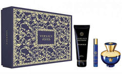 Versace - Dylan Blue szett III. 100 ml eau de parfum + 10 ml tollparfüm + 150 ml testápoló