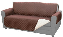  Kétoldalú Kanapévédő Takaró - Barna-Bézs