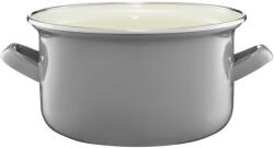 Emalia Olkusz Zománcozott Fazék - 22 cm, 5.4 l, Szürke