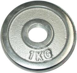  Súlyzótárcsa - Krómozott - 1 kg - 30 mm