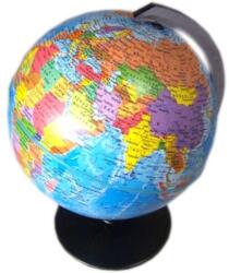  Magyarország - Földgömb - Politikai/Domborzati - 16 cm