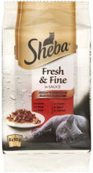 Sheba Fresh & Fine marhával és csirkével 6 x 50 g - pepita