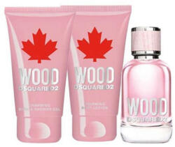 Dsquared2 - Wood For Her szett II. 50 ml eau de toilette + 50 ml testápoló + 50 ml tusfürdő